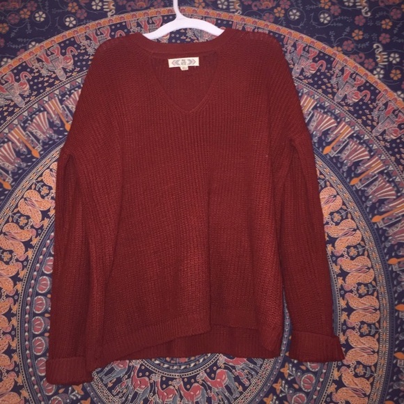 Pink Rose Sweaters - Gorgeous FALL cut out sweater 🔆